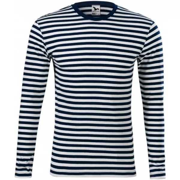  Dámske tričko s dlhým rukávom MALFINI SAILOR LS 807 NÁMORNÁ MODRÁ 