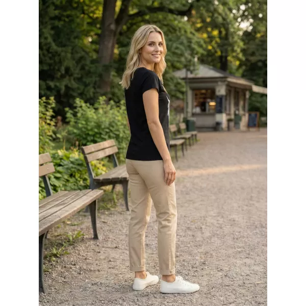  Dámske tričko ALTISPORT CARRYOVER ALW112122 ČIERNA A ZLATÁ 