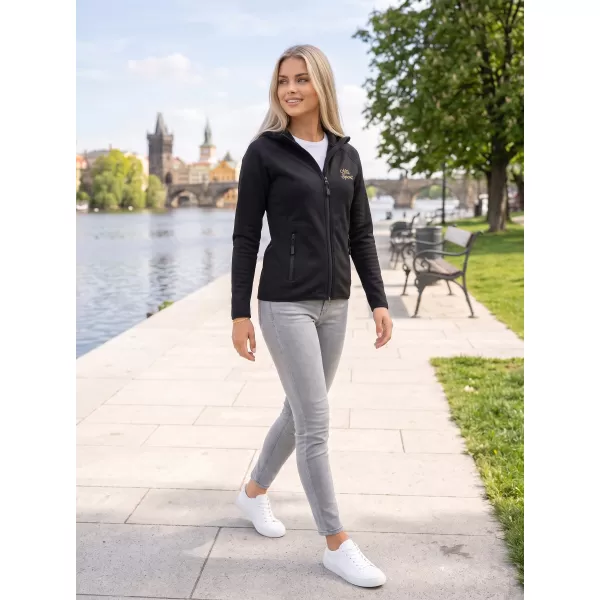  Dámska prémiová mikina ALTISPORT ALW056418 ČIERNA 