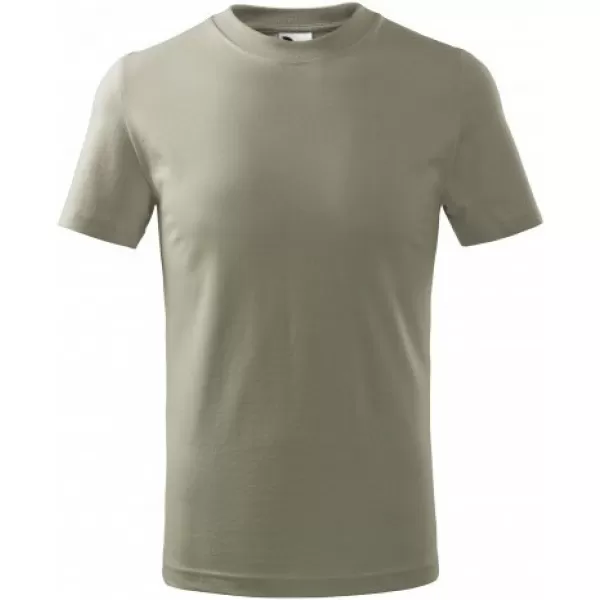  Detské tričko MALFINI BASIC 138 SVETLÁ KHAKI 