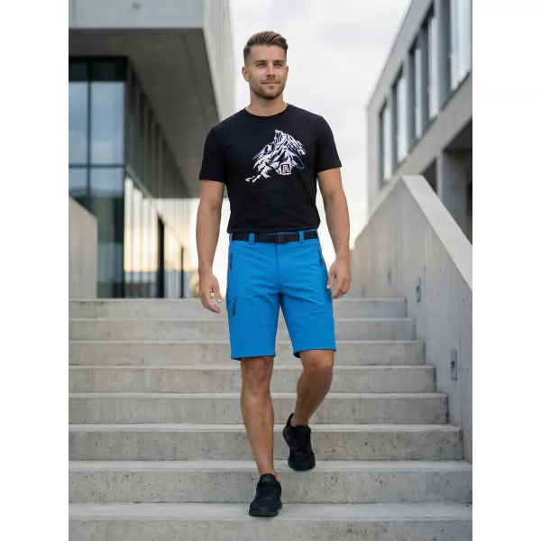  Pánské triko ALTISPORT CARRYOVER ALM115129 ČERNOBÍLÁ 