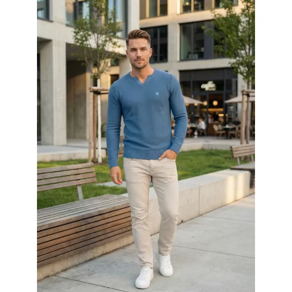  Pánsky sveter ALTISPORT SWEK MPLU108 MODRÁ 