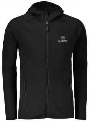Pánska premium mikina ALTISPORT ALM006417 ČIERNA