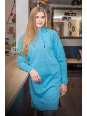 Dámske šaty ALTISPORT MIBEL LSKU366 AZÚROVO MODRÁ