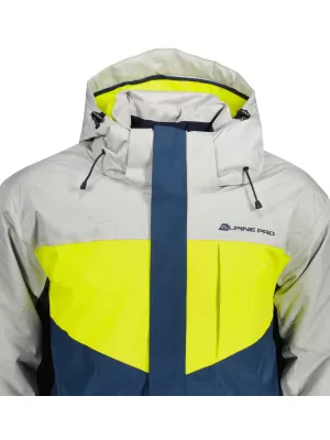 Pánska lyžiarska bunda ALPINE PRO SARDAR 5 MJCU503 ZELENÁ