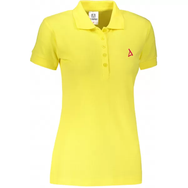  Dámske premium tričko s golierikom ALTISPORT ALW002210 CITRÓNOVÁ 