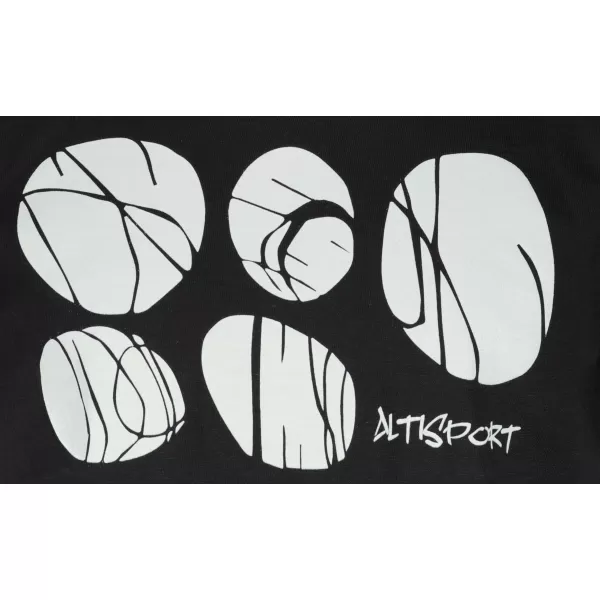 Detské tričko ALTISPORT ALK122138 ČIERNA 