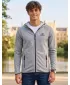 Pánska premium mikina ALTISPORT ALM006417 tmavosivý melír