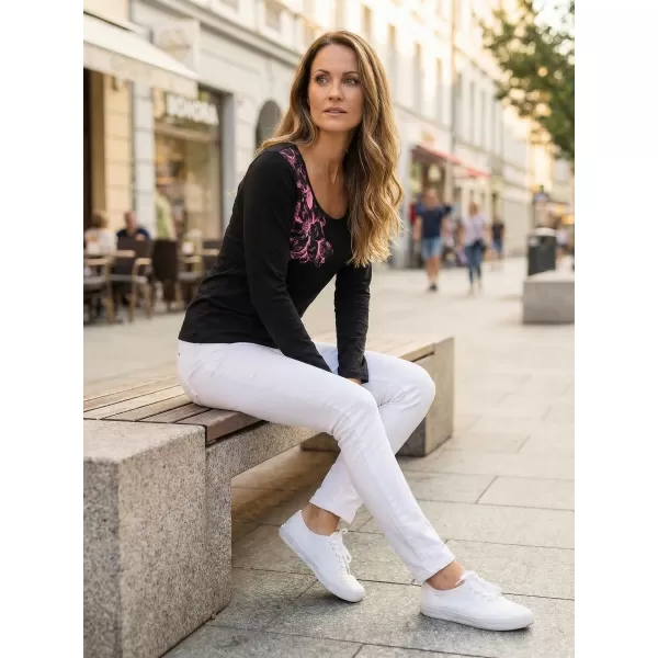  Dámske tričko ALTISPORT Koli LTSU837 ČIERNA 
