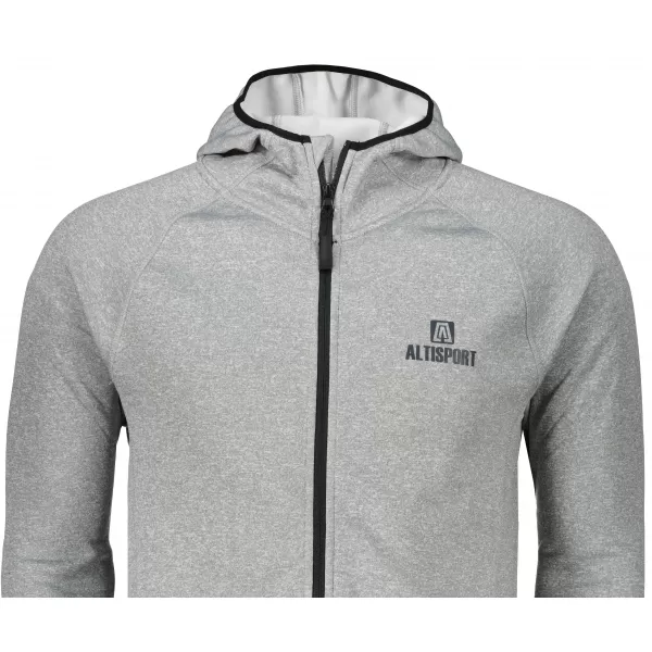  Pánska premium mikina ALTISPORT ALM006417 tmavosivý melír 
