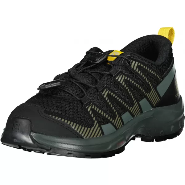  Detská obuv SALOMON XA PRO V8 J L41436100 ČIERNA/ŠEDÁ/ŽLTÁ 