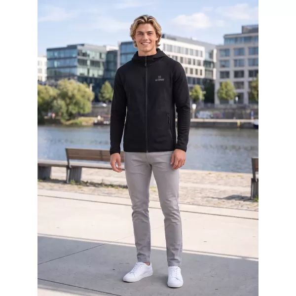  Pánska premium mikina ALTISPORT ALM006417 ČIERNA 