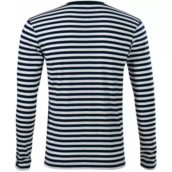  Dámske tričko s dlhým rukávom MALFINI SAILOR LS 807 NÁMORNÁ MODRÁ 