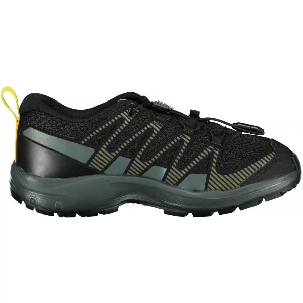  Detská obuv SALOMON XA PRO V8 J L41436100 ČIERNA/ŠEDÁ/ŽLTÁ 