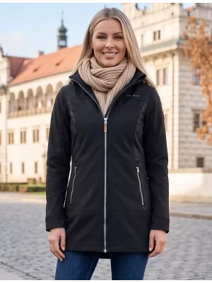 Dámsky zimný kabát ALTISPORT GYMA LCTU163 ČIERNA