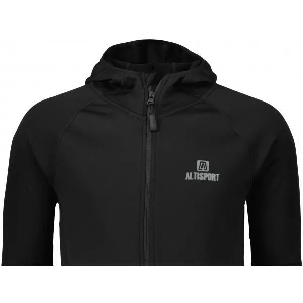  Pánska premium mikina ALTISPORT ALM006417 ČIERNA 