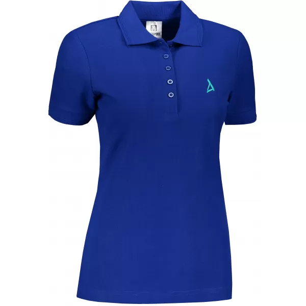  Dámske premium tričko s golierikom ALTISPORT ALW002210 KRÁĽOVSKÁ MODRÁ 