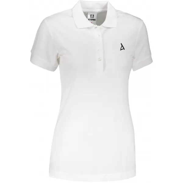  Dámske premium tričko s golierikom ALTISPORT ALW002210 BIELA 