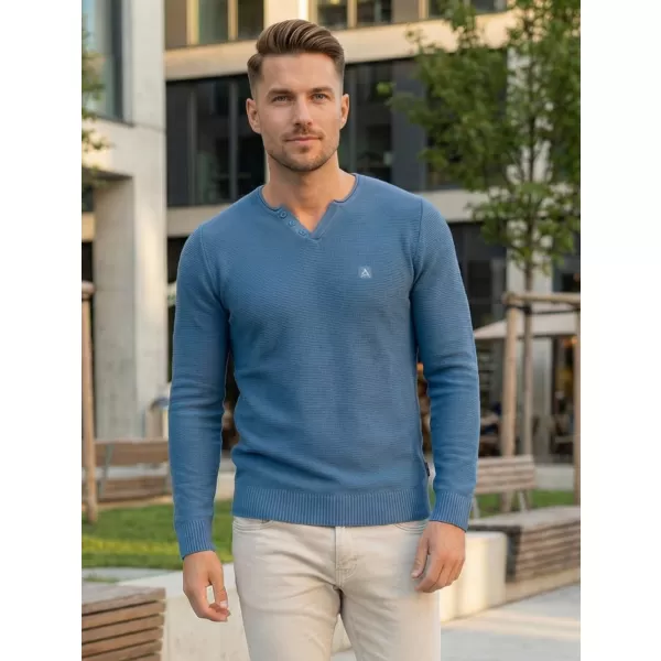  Pánsky sveter ALTISPORT SWEK MPLU108 MODRÁ 