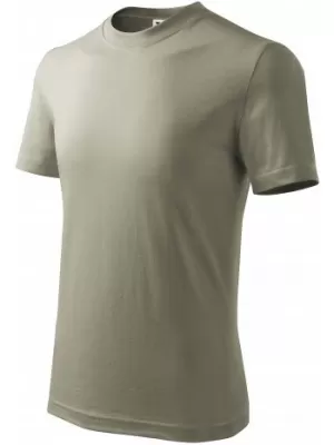 Detské tričko MALFINI BASIC 138 SVETLÁ KHAKI