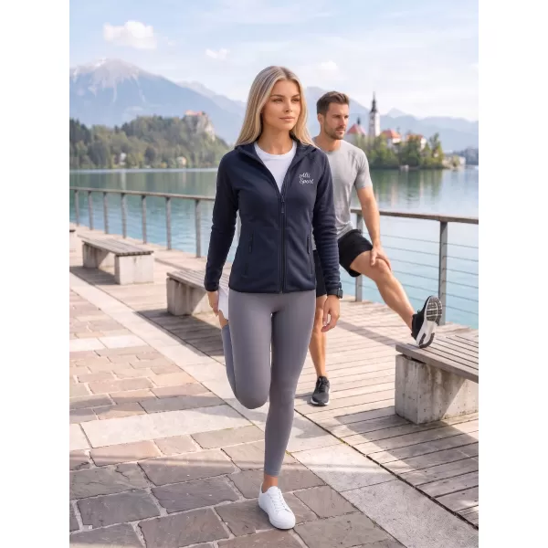  Dámska prémiová mikina ALTISPORT ALW056418 NÁMORNÍCKA MODRÁ 