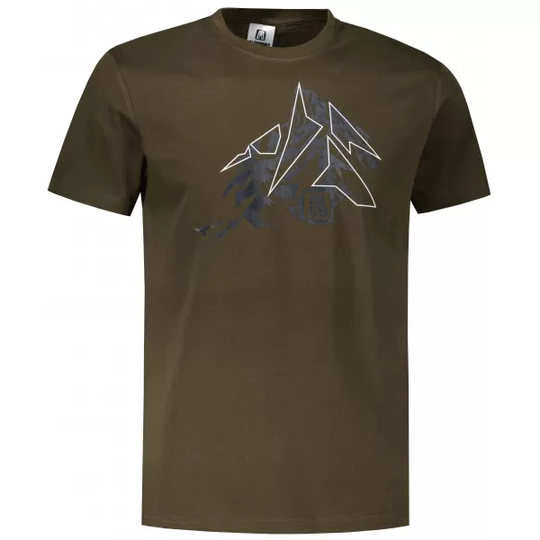  Pánské triko ALTISPORT CARRYOVER ALM115129 MILITARY 