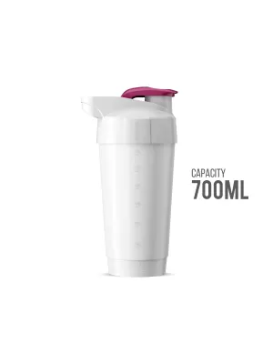 Shaker ALTISPORT ALU01B BIELA RUŽOVÁ