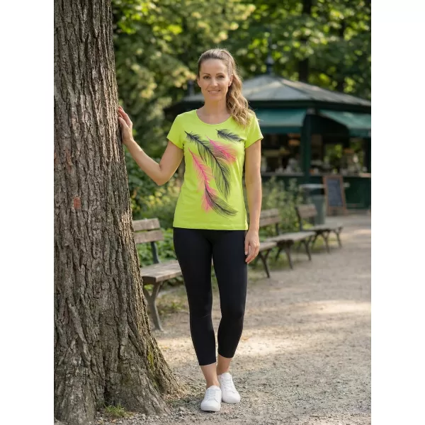  Dámske tričko ALTISPORT CARRYOVER ALW112122 VÁPNO 