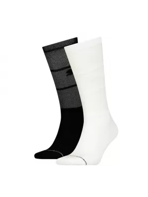 Dámske ponožky PUMA CHILL REVERSED CREW 2P 935275-01 ČIERNA / BIELA