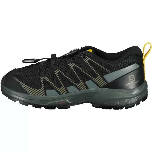  Detská obuv SALOMON XA PRO V8 J L41436100 ČIERNA/ŠEDÁ/ŽLTÁ 