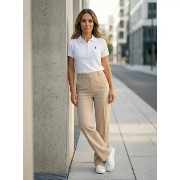  Dámske premium tričko s golierikom ALTISPORT ALW002210 BIELA 