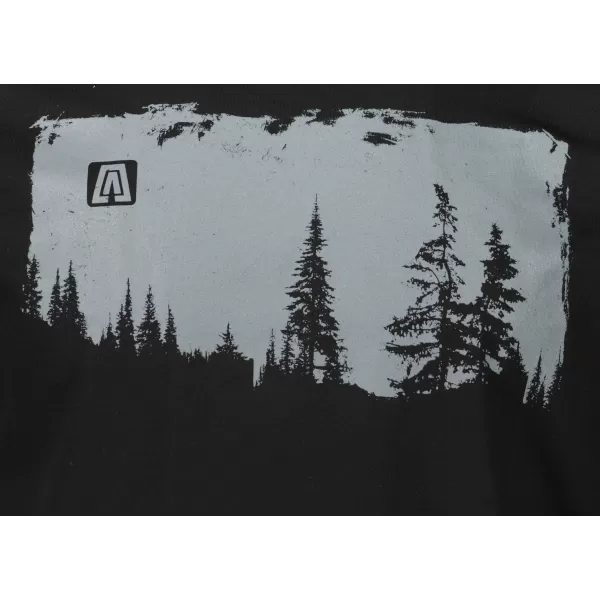  Pánske tričko ALTISPORT CARRYOVER ALM111129 ČIERNA 