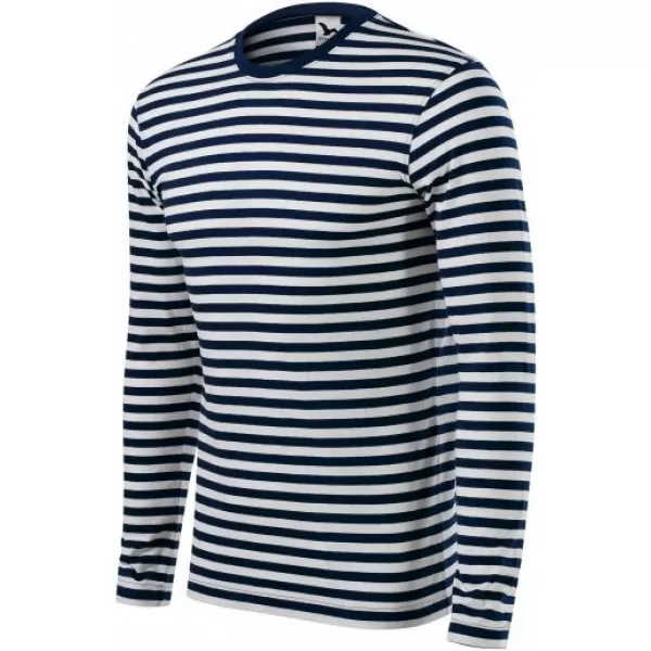  Dámske tričko s dlhým rukávom MALFINI SAILOR LS 807 NÁMORNÁ MODRÁ 