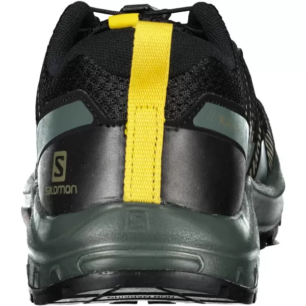  Detská obuv SALOMON XA PRO V8 J L41436100 ČIERNA/ŠEDÁ/ŽLTÁ 