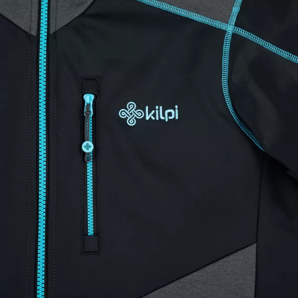  Pánska fleecová mikina KILPI TEAM FLEECE-M QM0007KI čierna 