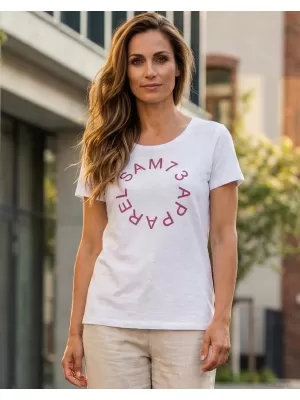 Dámske tričko s krátkym rukávom SAM 73 ARIAS WT 825 biela