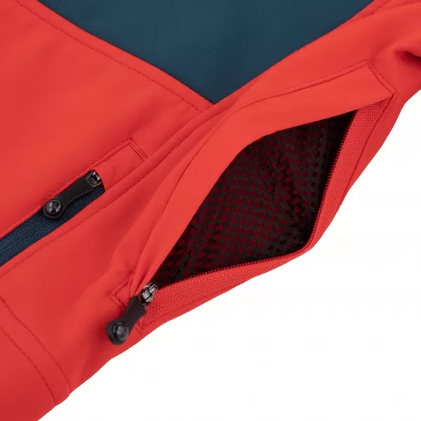  Pánska softshellová bunda KILPI PRESENA-M QM0157KI ČERVENÁ 