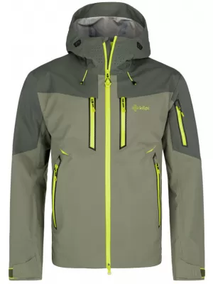 Pánska hardshell bunda KILPI HASTAR-M QM0101KI KHAKI