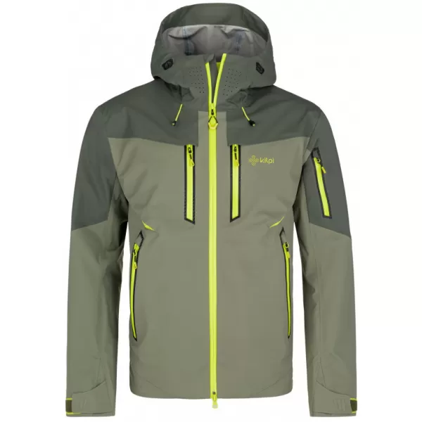  Pánska hardshell bunda KILPI HASTAR-M QM0101KI KHAKI 