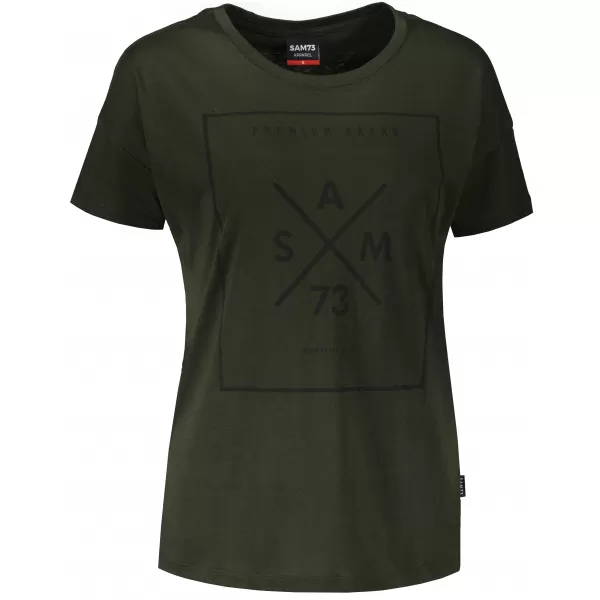  Dámske tričko s krátkym rukávom SAM 73 TANYA WT 826 ARMY 