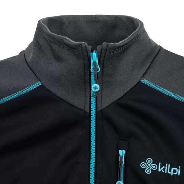  Pánska fleecová mikina KILPI TEAM FLEECE-M QM0007KI čierna 
