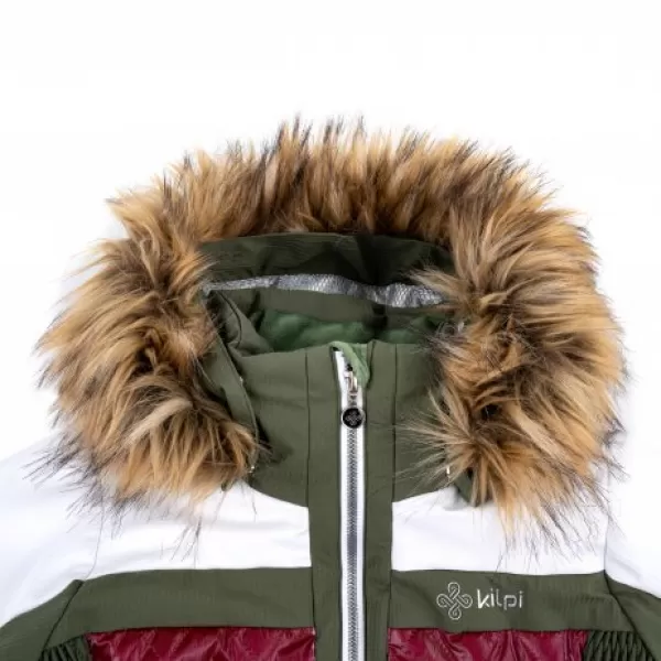  Dámska lyžiarska bunda KILPI ELZA-W QL0154KI KHAKI 