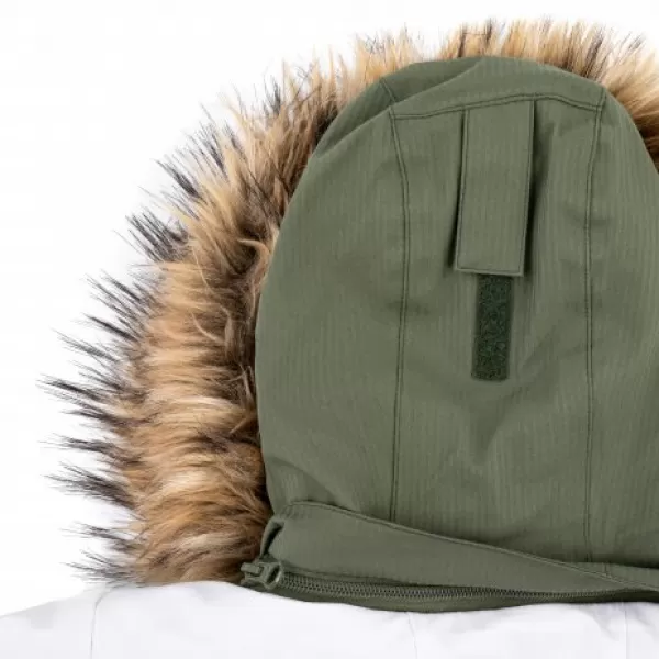  Dámska lyžiarska bunda KILPI ELZA-W QL0154KI KHAKI 