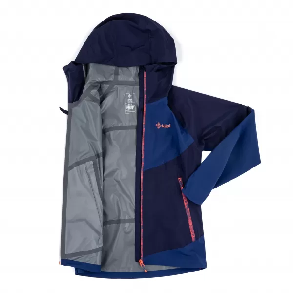  Dámska hardshell bunda KILPI HURRICANE-W QL0107KI TMAVO MODRÁ 