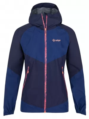 Dámska hardshell bunda KILPI HURRICANE-W QL0107KI TMAVO MODRÁ