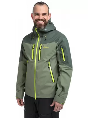 Pánska hardshell bunda KILPI HASTAR-M QM0101KI KHAKI