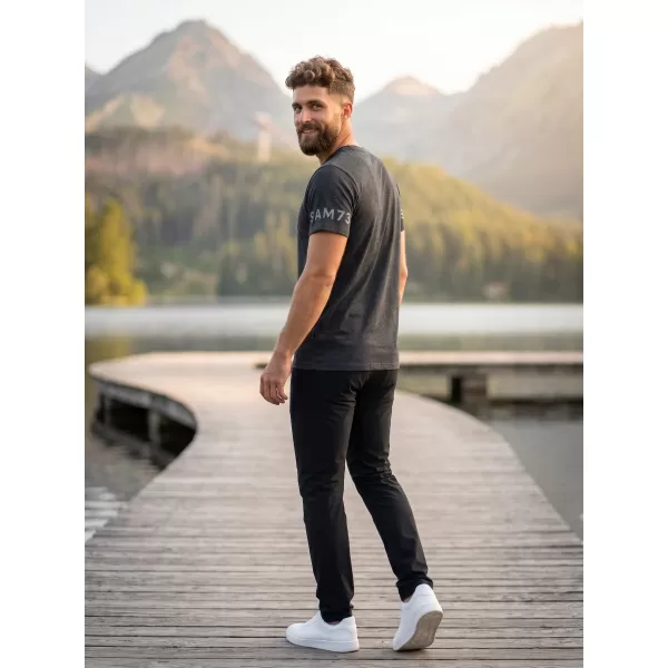  Pánske tričko s krátkym rukávom SAM 73 MATTHEW MT 779 čierna 