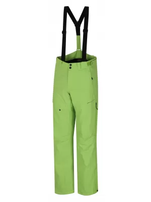 Pánske lyžiarske nohavice HANNAH KASEY LIME GREEN