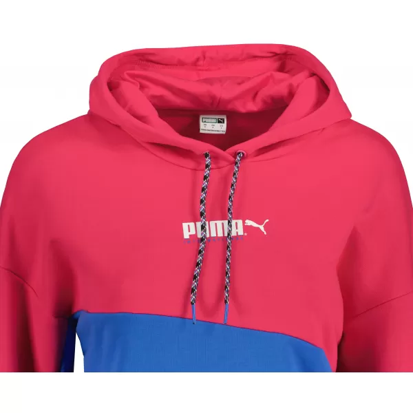  Dámska crop top mikina PUMA INTL HOODIE TR 531649-14 BEETROOT PURPLE 