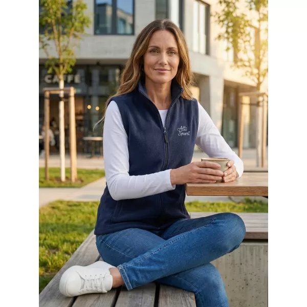  Dámska fleecová vesta ALTISPORT ALW056518 námornej modrá 